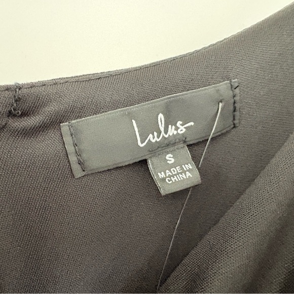 NWT Lulus Moment of Bliss Black Mermaid Maxi Dress S - Picture 8 of 8